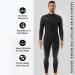 Seaskin 3mm Shorty Wetsuit - Front Zip Full Body Diving Suit for Men and Women - Ideal for Diving, Snorkeling, Surfing, Swimming - Large Size - Buy Online on GoSupps.com