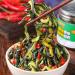 Instant vegetable pickles handmade color pepper chili sauce side dishes seasonings pickles Chinese snacks pickles Chinese specialty spicy dishes snacks gifts (Crispy cucumber 220g 1can) Crispy cucumber 220g 1can - Buy Online on GoSupps.com