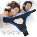 Anti Snoring Chin Strap and 4 Anti Snoring Nose Clip Adjustable & Breathable Anti Snoring Devices That Work Effective Snoring Solution to Stop Snoring Blue Black