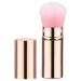 demaxiyad Portable Makeup Brush | Small Multipurpose Cosmetics Brushes | Soft Face Makeup Brushes Beginner Friendly Powder Brush for Foundation Gold