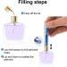 4PCS Refillable Perfume Atomizer Bottle Set - Portable Travel Mini Spray Bottles for Cologne Dispenser - Empty Perfume Spray Bottle with Bag - Buy Online on GoSupps.com