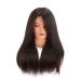 High-Quality 100% Human Hair Training Head - 45.7 cm Brown for Professional Hair Styling | International Shipping Available - Buy Online on GoSupps.com
