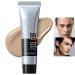 Mens BB Cream Foundation Deep Hydrating BB Cream Tinted Moisturiser BB Cream SPF 15 Face Cream SPF 15 Mens Concealer Colour Correcting Cream for Cover Blemishes Balance Skin Tone BB Cream Medium