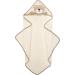 All Kids United Hooded Baby Towel - 100% Cotton Eco-Tex 100 | Soft Beige Bath Towel for Babies & Children (76x76 cm) - Buy Online on GoSupps.com