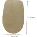 NOLITOY Height Increasing Insoles - 2 Pairs Shoe Pads for Men & Women | Elevator Inserts for Comfort & Style | Enhance Your Height 9x5x1.2cm - Buy Online on GoSupps.com