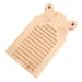 FOMIYES 1pc Mini Washboard Clothes Washboard Laundry Washboard Clothes Wash Board Home Wash Board Clothing Washing Board Clothes Washing Board Wooden Wash Board Wooden Washboard As Shown 17x10cm