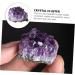 FOMIYES 2pcs Natural Crystal Cluster Crystals for Crafts Purple Gems Natural Minerals Desktop Bare Stone - Buy Online on GoSupps.com