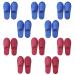 Tianmao 10 pairs slipper hotels lipper terry lip slippers with closed toes universal size 29 * 11cm guest slippers disposable lip for spa party guests hotel and travel unit size 5 blue