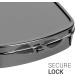 kwmobile Pill Box Set of 2 - Stainless Steel 2 Compartment Travel Organizer for Tablets & Prescriptions - Black - Buy Online on GoSupps.com