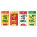 Slap Ya Mama All Natural Cajun Seasoning 1 each of Original, Hot, White Pepper & Low Sodium Pack Of 4