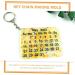 LALAFINA Mold Epoxy Chic Silicone Key Calendar Pendant Keychain Creative Multipurpose Making Chain for Diy White 25.3x24cm - Buy Online on GoSupps.com