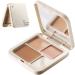 3-Color Cream Concealer Palette Contouring and Highlighting Concealer | Long-Lasting Foundation for Blemishes Redness and Skin Makeup - Buy Online on GoSupps.com