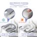 Potty Training Seat with Step Stool Ladder-Double Elite (Grey) - Comfortable Toilet Seat for Kids Boys Girls Toddlers - Foldable & Anti-Slip - Buy Online on GoSupps.com