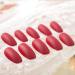 Sethexy 24-Piece Matte Ballerina Red Acrylic Nail Tips - Coffin Shape - Complete Cover for Women & Girls - Buy Online on GoSupps.com