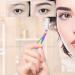 Eyebrow Trimming Scissors - Stainless Steel Womens Eyebrow Trimmer | Brow Trimmer | Eyebrow Grooming Scissor | Precision Brow Scissors | Cosmetic Tools for Home Travel Workshop Salon White - Buy Online on GoSupps.com