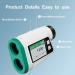 WIBENTL 1200 Yards Golf Range Finder with 6X Magnification - High-Precision Slope Angle, Flag Pole Locking, Pulse Vibration - USB Charging Rangefinder for Golfing - Fast Focus - Buy Online on GoSupps.com