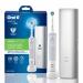 Oral B Vitality Criss Cross Electric Rechargeable Toothbrush with Travel Case with replaceable brush head included (White colour) Oral B Vitality Toothbrush with Travel Case