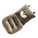 Integrated Lumbar Support Seat Cushion Super Soft High Comfort Lumbar Pillow Cushion Back Support Seat Cushion Integrated Lumbar Support Seat Cushion (Grey)