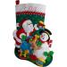 Bucilla Santa & Snowman 18-Inch Felt Stocking Kit - DIY Christmas Applique - Buy Online on GoSupps.com
