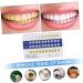 Clispeed Tooth Color Card - 20 Piece Set for Accurate Tooth Shade Matching | Bleached & Natural Tones | Frosted PVC Chart for Dental Professionals | Ideal for Oral Deliveries | Enhance Your Smile with Precision - Buy Online on GoSupps.com