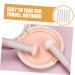 6 Pcs Pink Sponge & Concealer Brush Set | Makeup Brushes for Eyelids & Lips | Wooden Handle Applicators | International Shipping - Buy Online on GoSupps.com