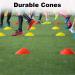 60PCS Soccer Training Cones with Carry Bag | Agility Marker Cones for Field Sports | Ideal for Football, Basketball, Skating | Indoor & Outdoor Use - Colorful - Buy Online on GoSupps.com