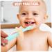Minkissy Silicone Baby Toothbrush - 1 Pack Children s Oral Care Manual Training Toothbrush - Blue - Buy Online on GoSupps.com