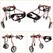 Adjustable Dog Wheelchair Two Wheels Pet Rehabilitation Cart for Handicapped Hind Legs Animal Exercise Wheels for Disabled Cat/Dog/Pet Easy Assemble XXX - Small - Buy Online on GoSupps.com