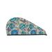 Hair Towel Wrap Hair Drying Towel with Button Towel Turban Head Towel to Dry Hair Quickly (Vintage Floral Butterflies)