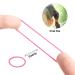 200 Glitter Multicolor Hair Elastics Hair Ties - No-Metal Ponytail Holders & Bands - Buy Online on GoSupps.com