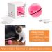 DIWUJI Cat Toys Ball Interactive Automatic Self Rotating Rolling Balls USB Rechargeable LED Light Entertainment Pet Exercise Chaser Toys For Kitten (Pink) - Buy Online on GoSupps.com