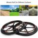 24inch Wheelchair Rear Wheels 1 Pair Solid PU Wheelchair Wheels Magnesium Alloy Wheel Hub Aluminum Alloy Hand Push Ring Suitable for Electric Wheelchair Replacement Accessory - Buy Online on GoSupps.com