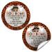 Boo Bomb Halloween Ghost Haunted House Themed Hot Cocoa Bomb Sticker Labels  Total of 40 2 Circle Stickers by Amanda Creation