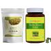 HERBAL HILLS Gurmar Tea Powder and Barley Grass Tablets Pack of 2 Combo