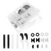 Faruta 1 set glasses repair set glue glasses nasal cushion replacement anti-slip nasal parts handle protection silicone sleeve holder for glasses sunglasses