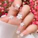 Pasotim 6 Boxes of 3D Light Changing Nail Flower Accessories with or Silver for DIY Art Decoration Supplies - Buy Online on GoSupps.com