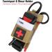 Yoncono Tactical Tourniquet Holder - Portable Military First Aid Storage Bag for Trauma Scissors (Khaki) - Buy Online on GoSupps.com