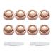 tuokiy Facial Hair Remover Replacement Head,Generation 1 Single Halo,18K Rose Gold Plated Blades,8 Count, First Generation (FIT with GEN 1 HAIR REMOVER)