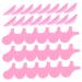 Healeved 1 Set Eyelash Silicone Gasket Triple Pink Fake Eyelashes Plastic