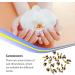 dijiusidy 50 Pieces Glass Crystal Set Eye-catching Personalized Nail Art Rhinestones DIY Handcraft Manicure Accessories for Card Making Gold - Buy Online on GoSupps.com