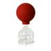 Cupping glass with suction ball 45mm for professional medical fireless cupping hand -blown hand -blown cupping glass cupping glasses Lauschaer glass The original