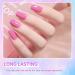 Pink Nail Polish - Dusky Pink Nail Varnish - Summer Coloured Grey Pink Quick Dry Nail Varnish - Water Based Chip Resistant No Need UV Air Dry DIY Nail Art (Dark Pink) - Buy Online on GoSupps.com