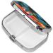 Dragonfly Flower Print Small Pill Case - Travel Pill Organizer Cute Purse Pill Box 2 Compartment Design for Travel & Gifts - Buy Online on GoSupps.com