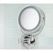 Revolutionize Your Space with Danielle Revolving Wall-Mounted Day/Night Lighted Mirror - 10X Magnification, Chrome Finish - Buy Online on GoSupps.com