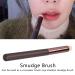 Round Head Lip Brush - Portable Synthetic Concealer Brush for Makeup Lovers | Soft Bristles Multipurpose & Ideal for Beginners | International Shipping Available - Buy Online on GoSupps.com