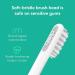 Quip Adult Electric Toothbrush - Sonic, Soft Bristles, Timer, Metal Handle - Slate | Travel Cover & Mirror Mount Included - Buy Online on GoSupps.com