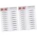 Beavorty Eyebrow Sticker 4 pcs 3d s lady tools suit women s suits makeup gadgets Shaper 6d shaping 1 count (Pack of 1) Blackx2pcs - Buy Online on GoSupps.com