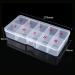 Geeker Chip 500 Pcs Acrylic Artificial Nails - French Ballerina Nail Tips in Clear Box - 10 Sizes Women - 500 Pack - Buy Online on GoSupps.com