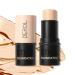2in1 Concealer And Foundation Magic Stick Derol Foundation Stick 2in1 Concealer And Foundation Stick Concealer Stick Full Coverage (03#)