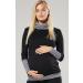 Happy Mama Maternity Nursing Jumper Sweatshirt 348 Black Navy Stripes - Size 10-12 - Buy Online on GoSupps.com